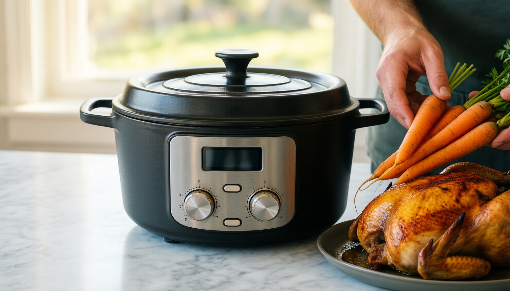 northriver casting 2-in-1 cast iron dutch — lifestyle photo showing Northriver Casting 2-In-1 Pre in use