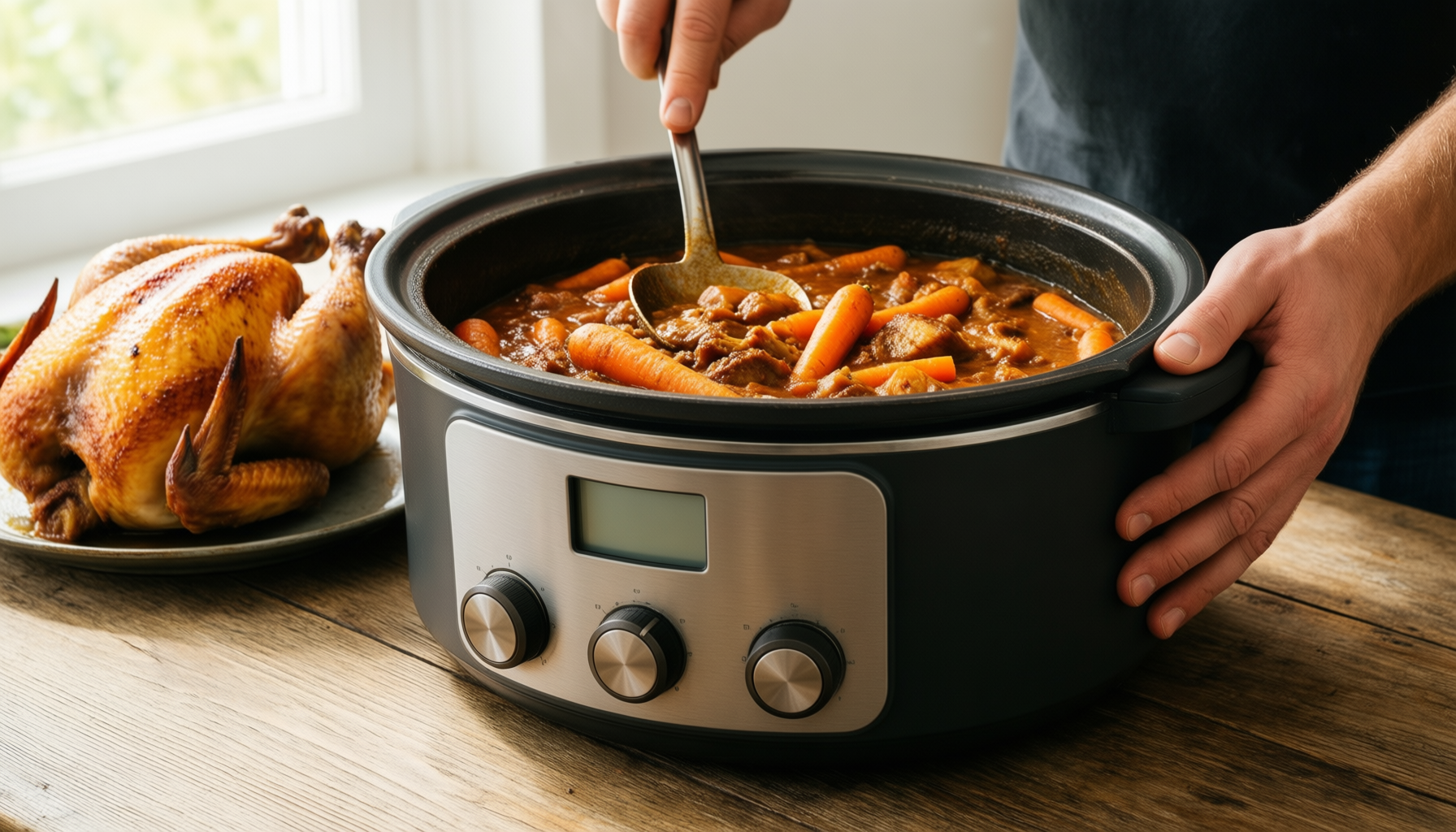 camp chef classic 10 inch dutch — lifestyle photo showing Camp Chef Classic 10 in use